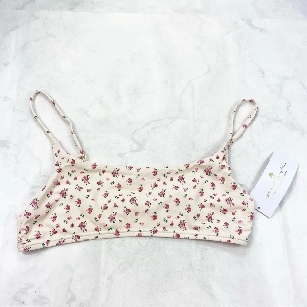 [Spiritual Gangster] Ditsy Floral Sundara Swim Top